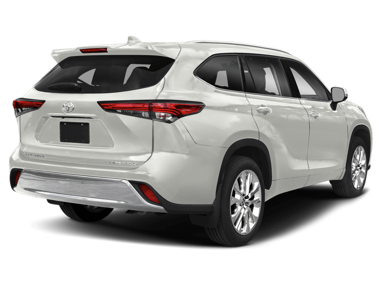 2020 Toyota Highlander Limited - Rear 3/4, facing to the right