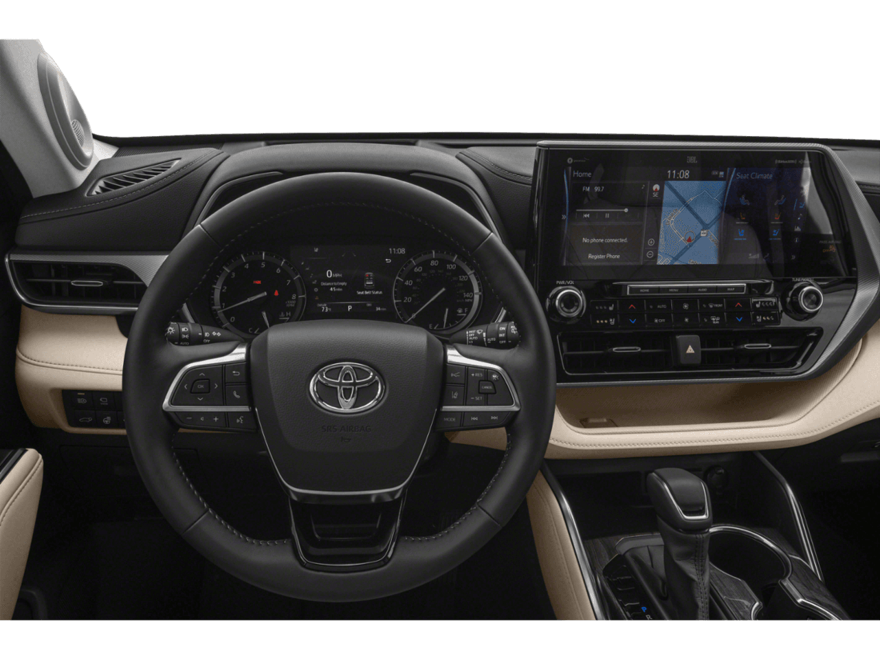 2020 Toyota Highlander Platinum - Interior Drivers Dash