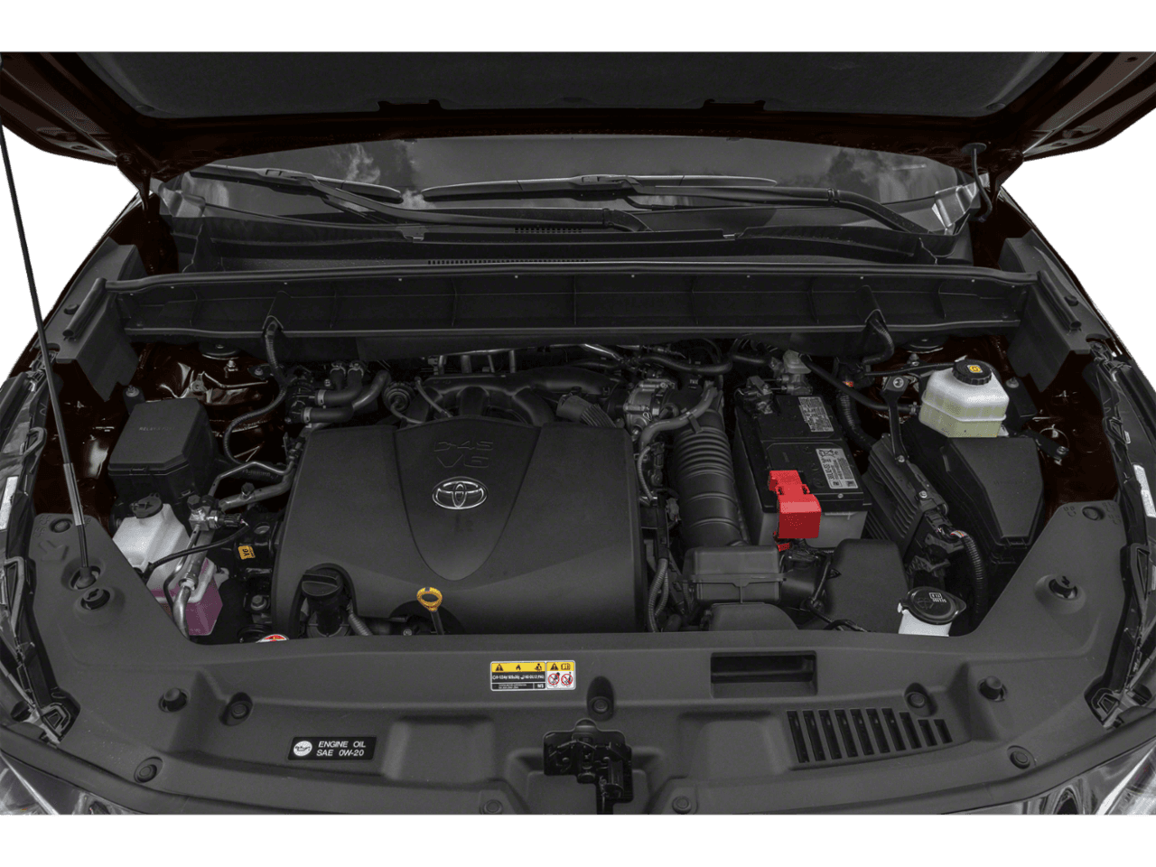 2020 Toyota Highlander Platinum - Interior Engine Shot Feature