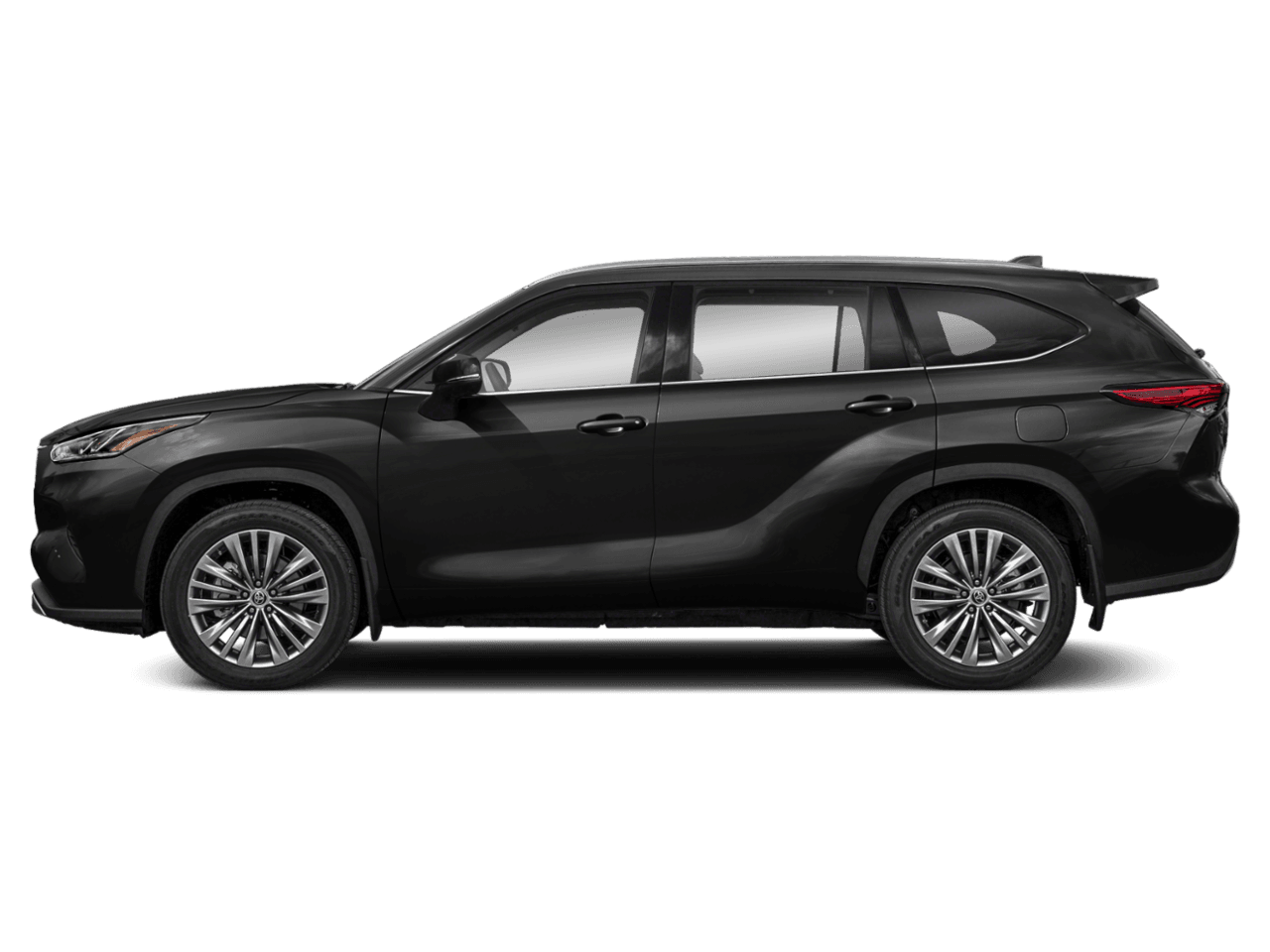 2020 Toyota Highlander Platinum - Profile, facing to the left