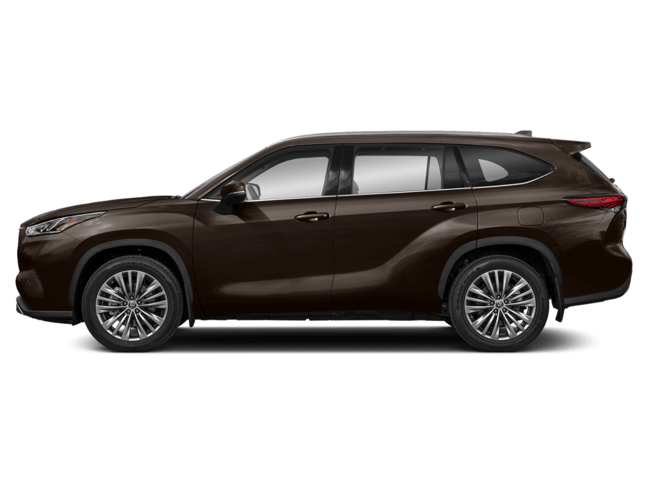 2020 Toyota Highlander Platinum - Profile, facing to the left