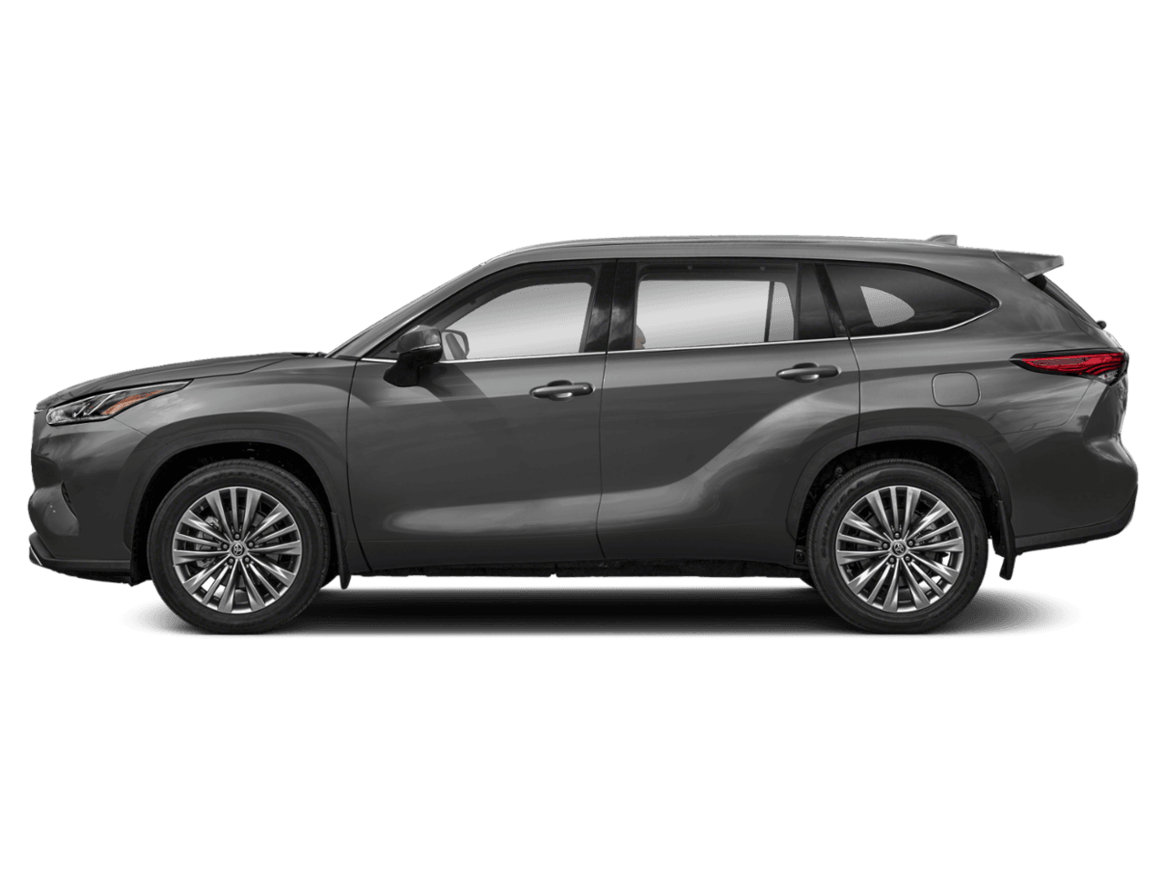 2020 Toyota Highlander Platinum - Profile, facing to the left