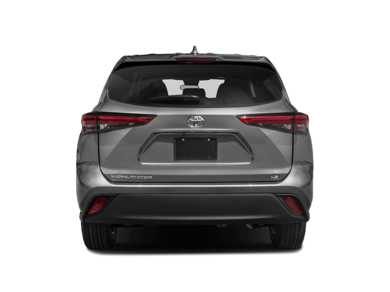 2020 Toyota Highlander LE - Rear (full)