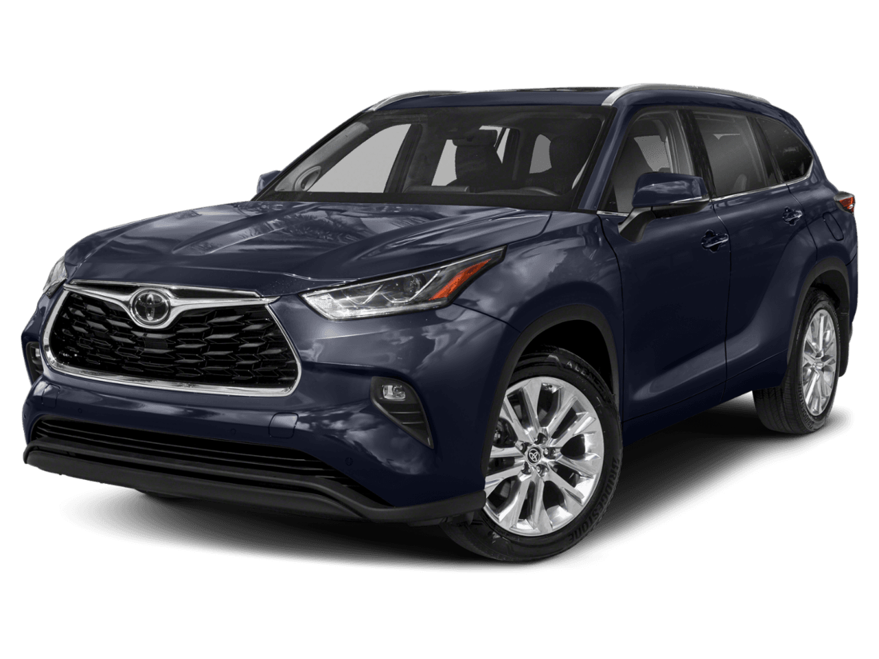 2020 Toyota Highlander Limited - Front 3/4, facing to the left