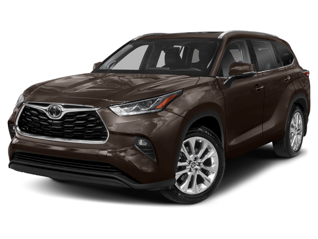 2020 Toyota Highlander Limited - Front 3/4, facing to the left