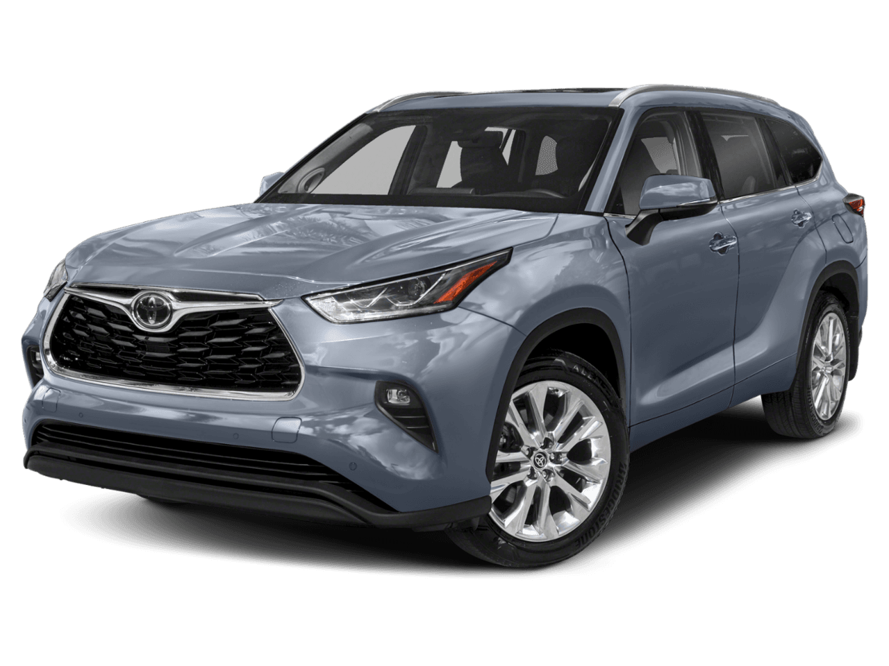 2020 Toyota Highlander Limited - Front 3/4, facing to the left