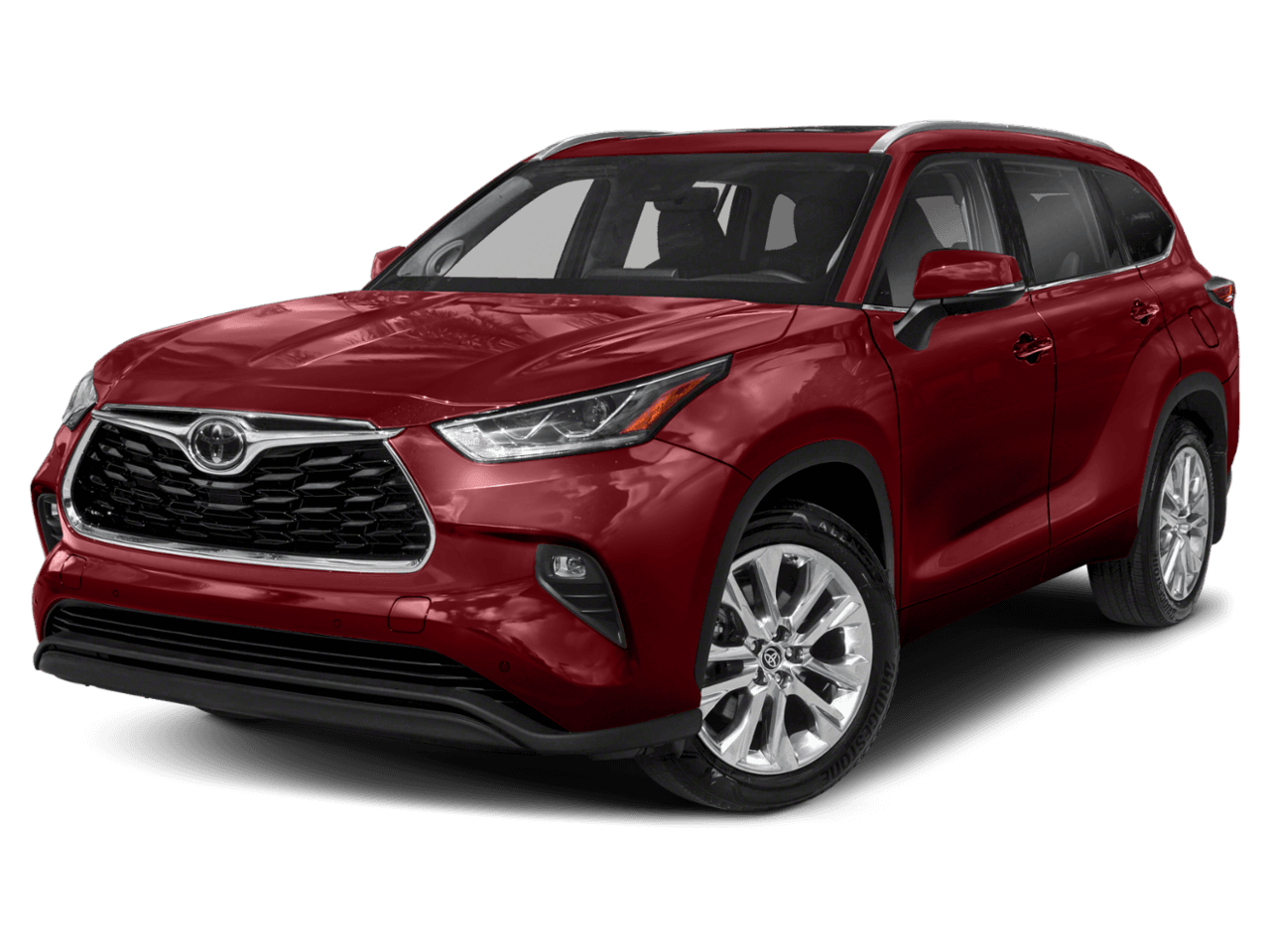 2020 Toyota Highlander Limited - Front 3/4, facing to the left