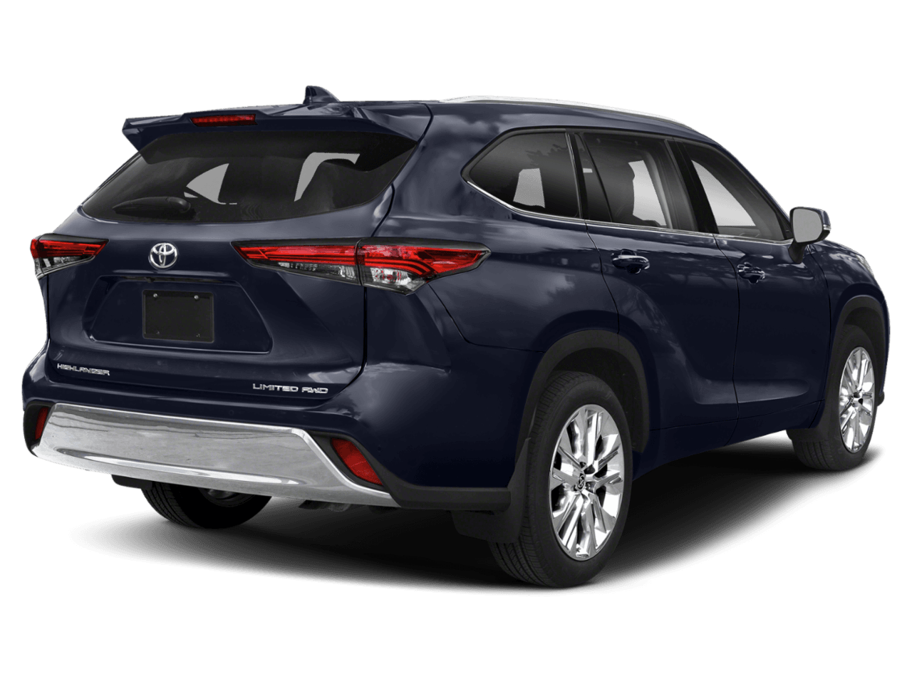 2020 Toyota Highlander Limited - Rear 3/4, facing to the right