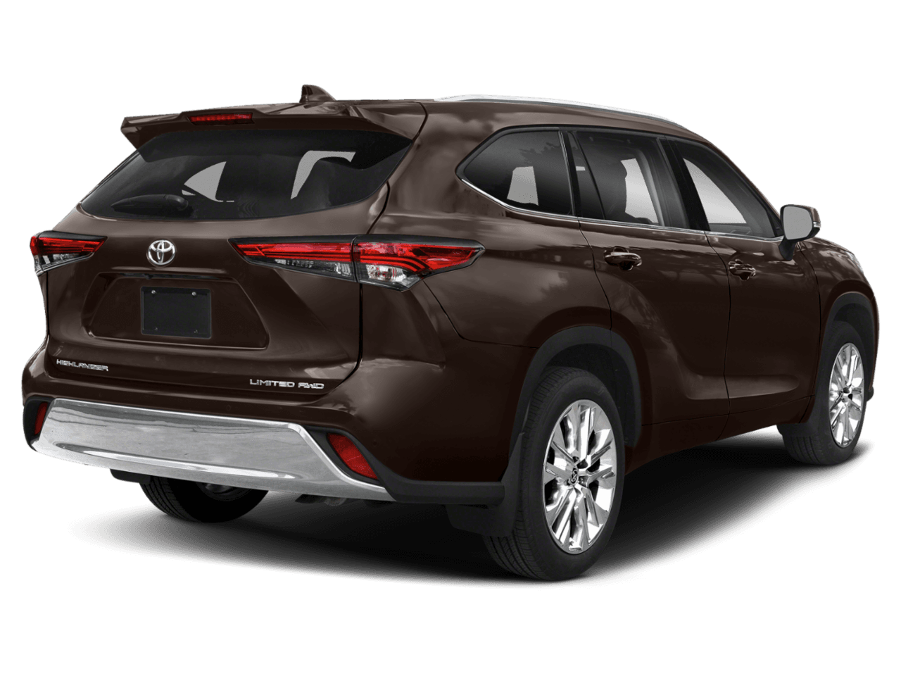 2020 Toyota Highlander Limited - Rear 3/4, facing to the right