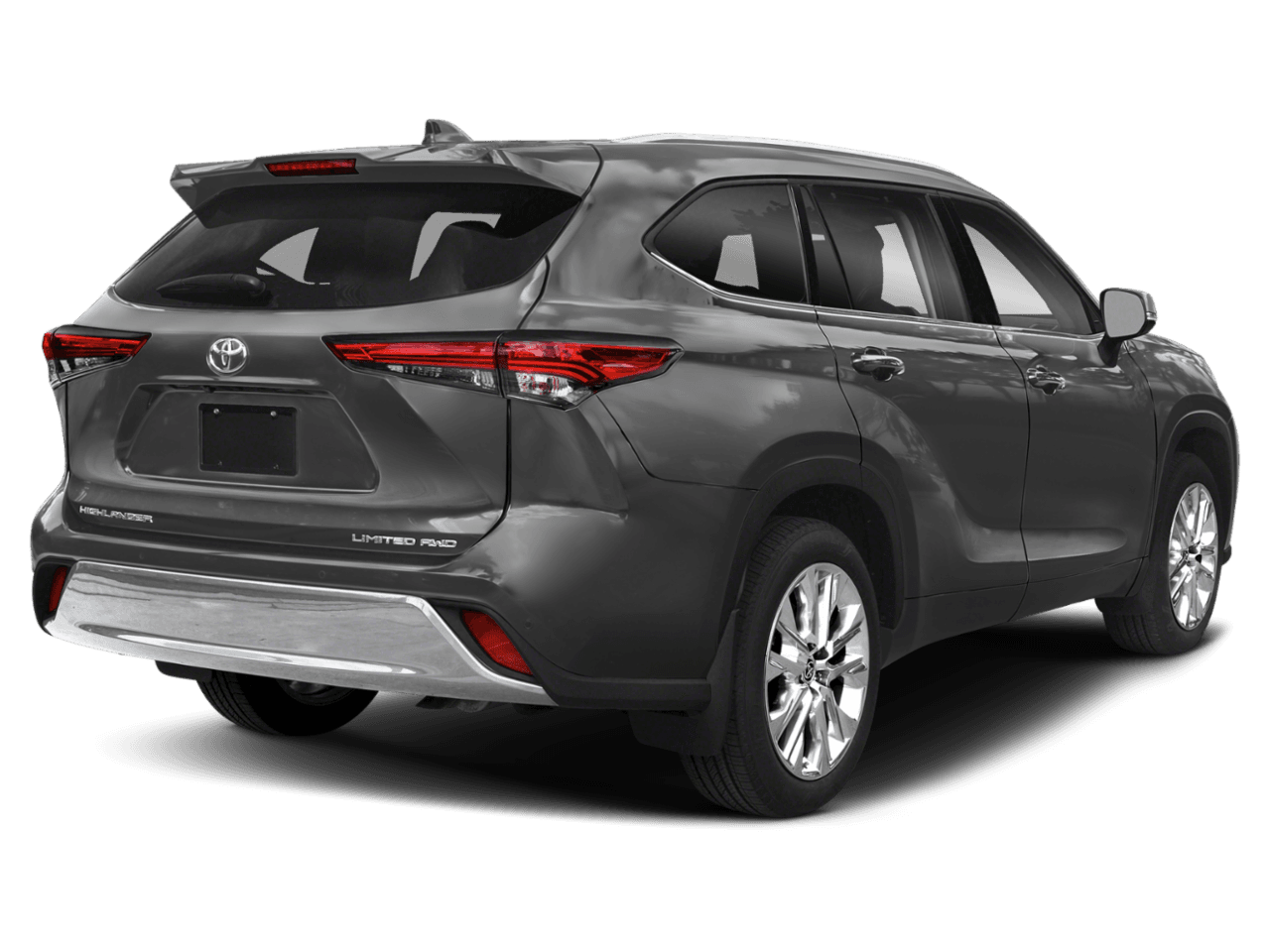 2020 Toyota Highlander Limited - Rear 3/4, facing to the right