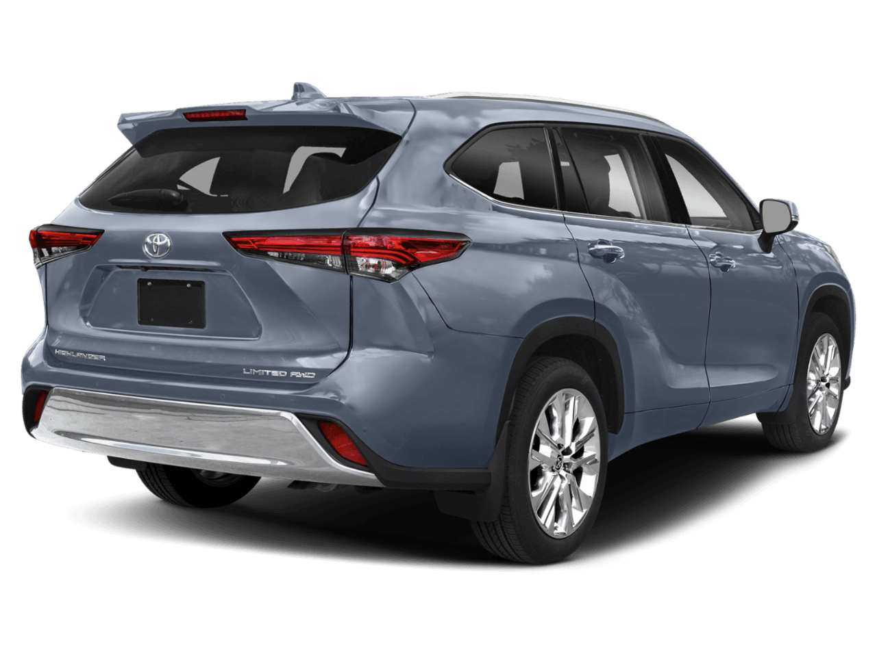 2020 Toyota Highlander Limited - Rear 3/4, facing to the right