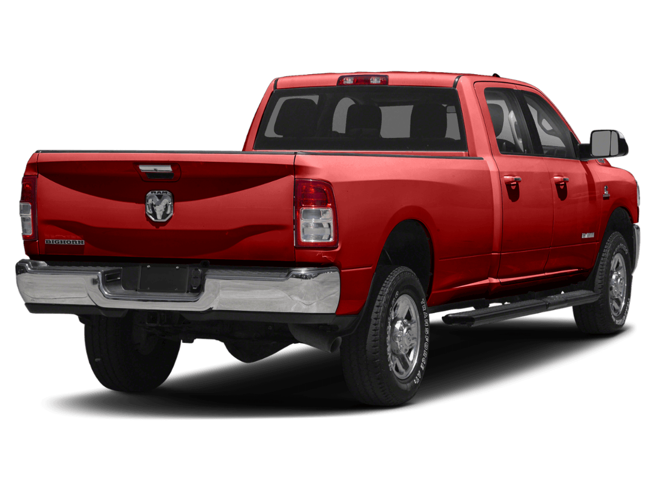 2020 Ram 2500 Big Horn - Rear 3/4, facing to the right