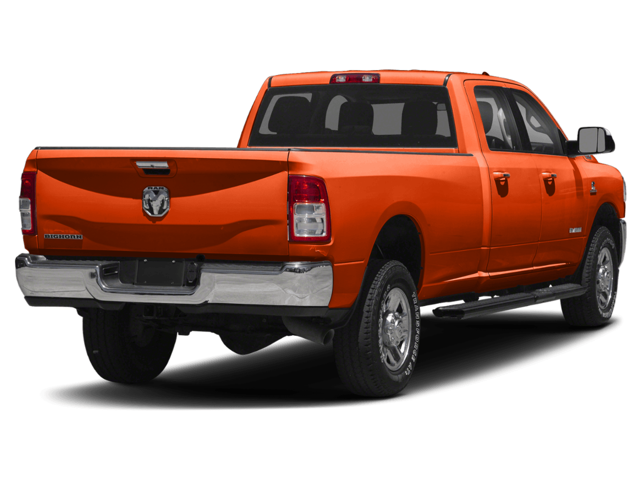 2020 Ram 2500 Big Horn - Rear 3/4, facing to the right