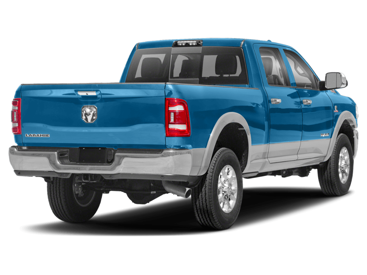 2020 Ram 2500 Laramie - Rear 3/4, facing to the right