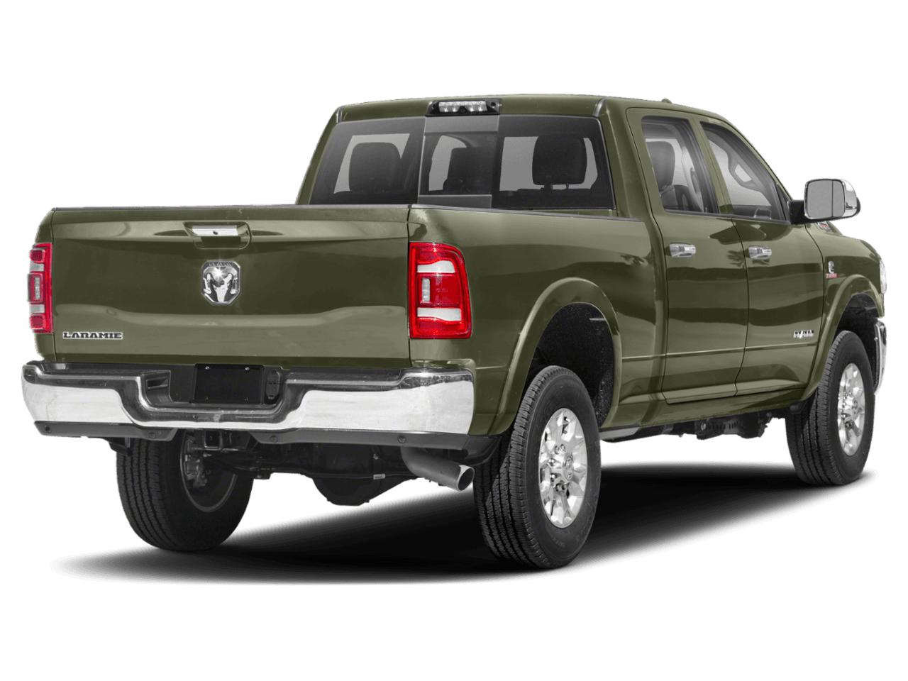 2020 Ram 2500 Laramie - Rear 3/4, facing to the right