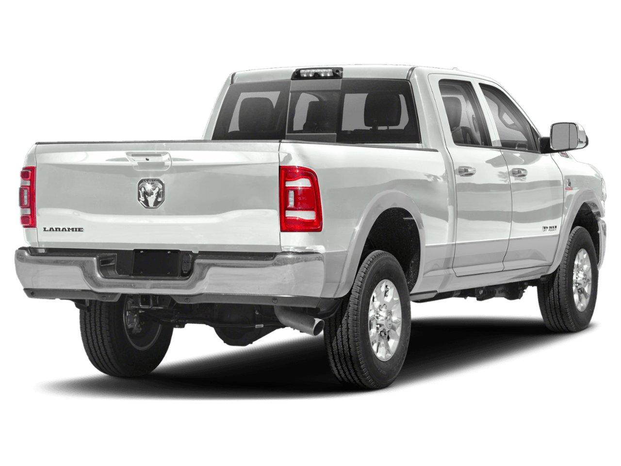2020 Ram 2500 Laramie - Rear 3/4, facing to the right