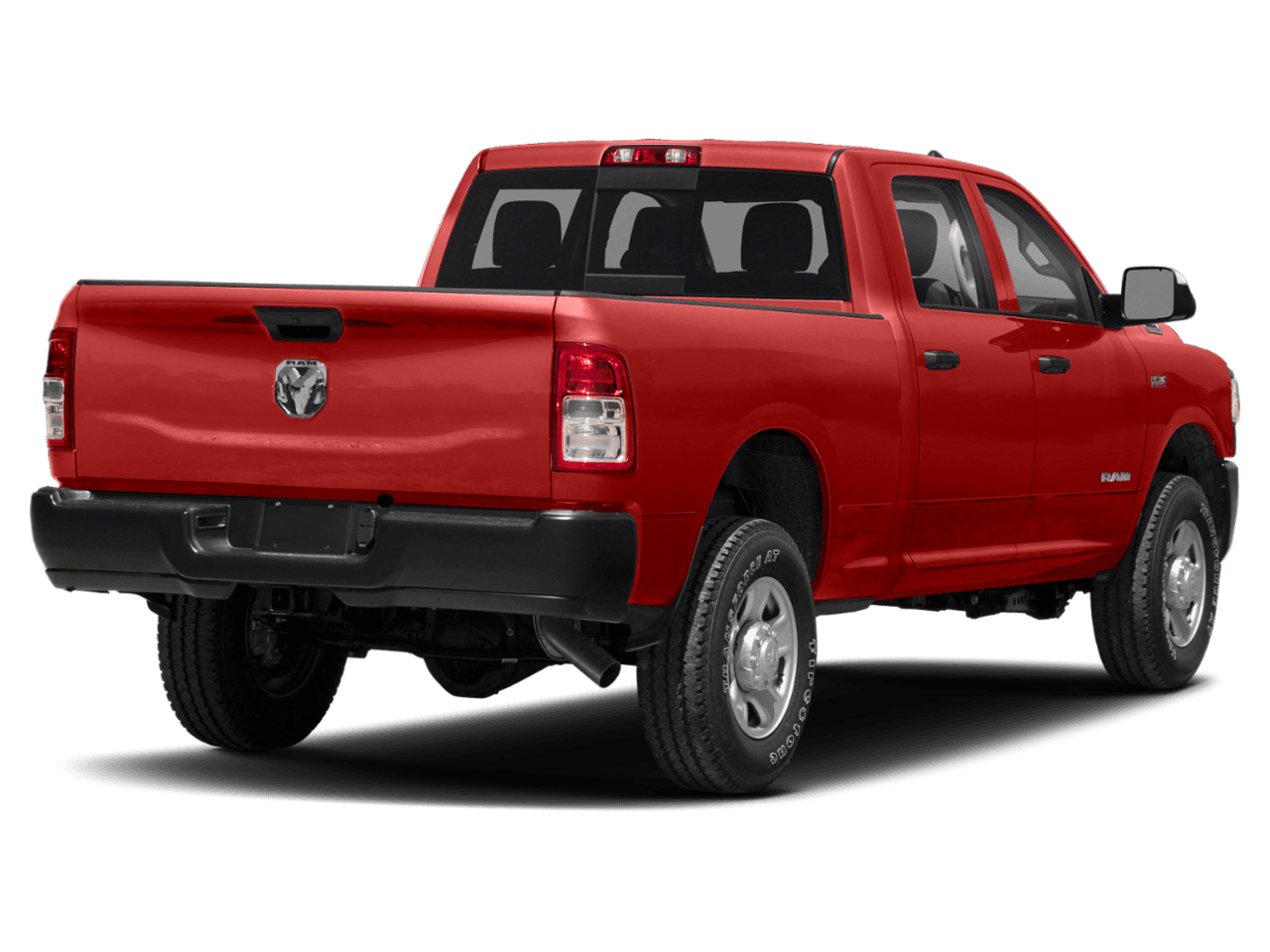 2020 Ram 2500 Tradesman - Rear 3/4, facing to the right