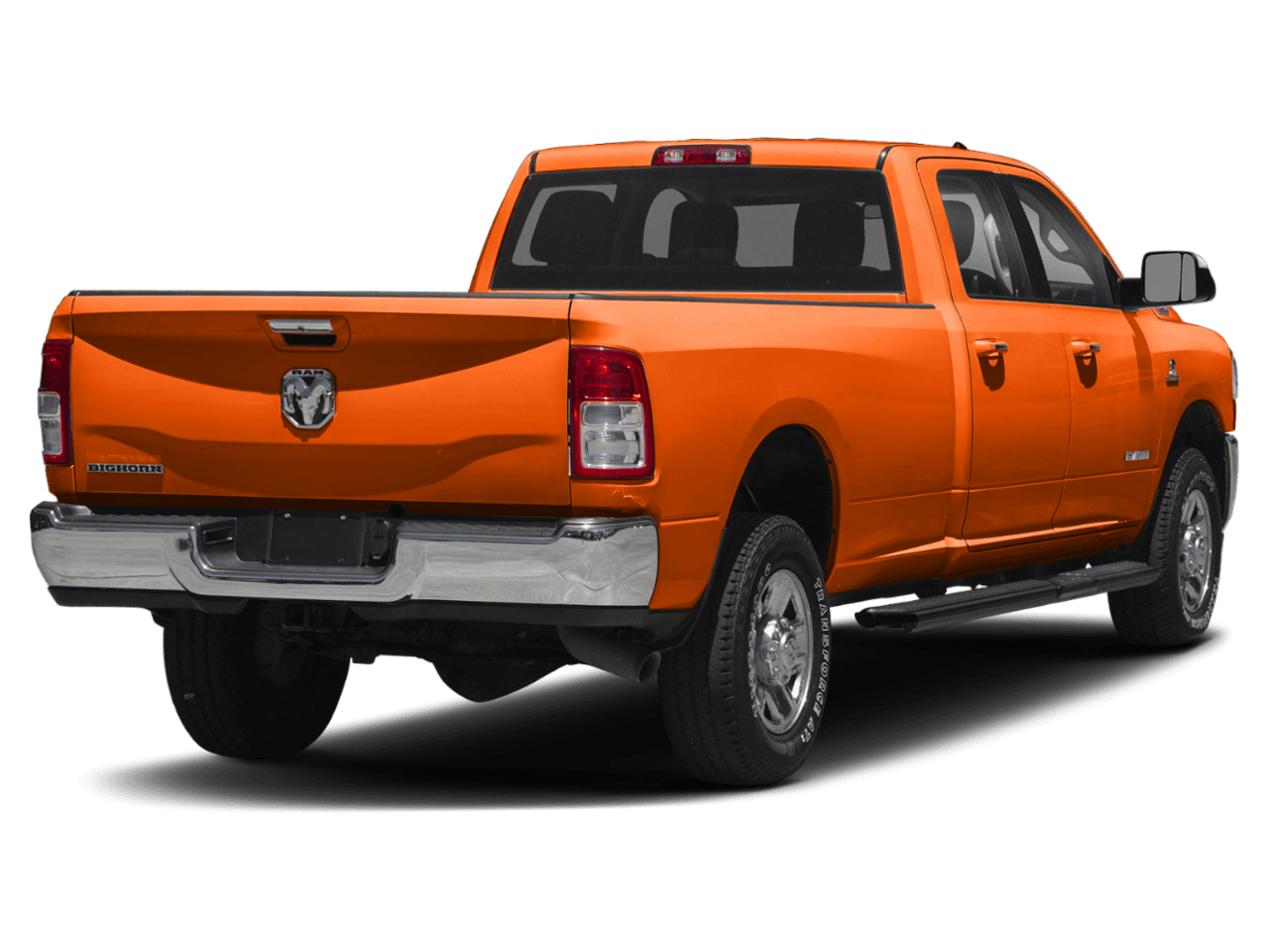 2020 Ram 2500 Big Horn - Rear 3/4, facing to the right