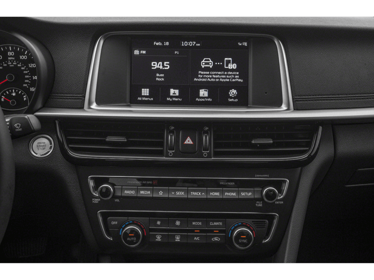 2020 Kia Optima S - Interior Stereo System