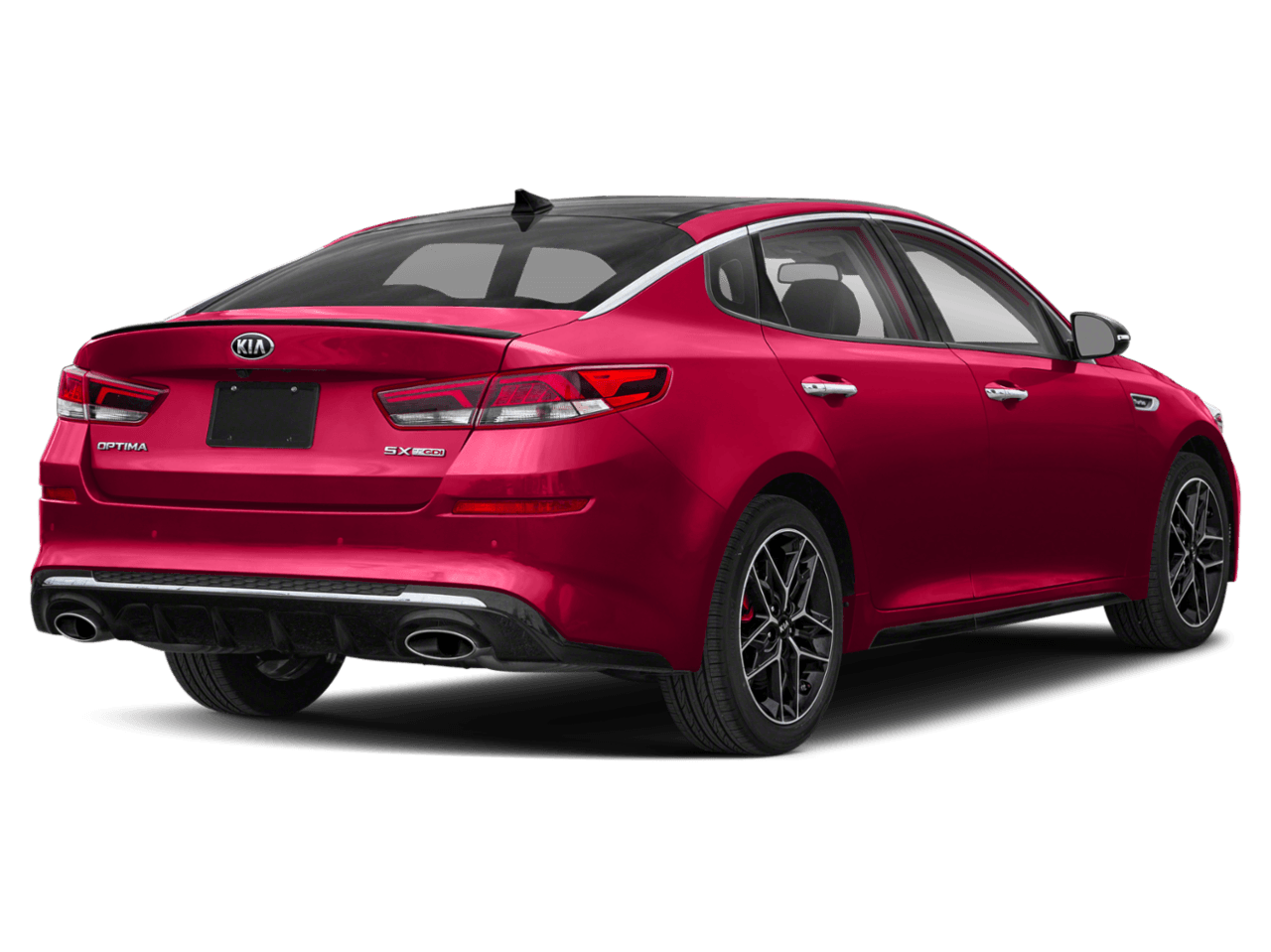 2020 Kia Optima SX - Rear 3/4, facing to the right