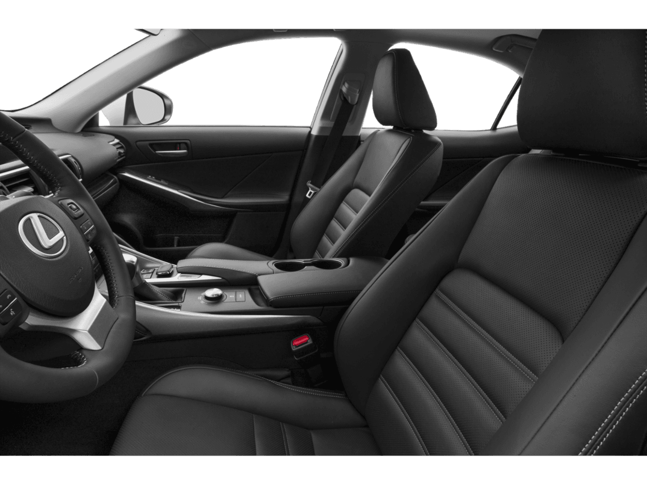 2020 Lexus IS IS 350 - Interior Driver's Side with Door Open, Front Seat Feature