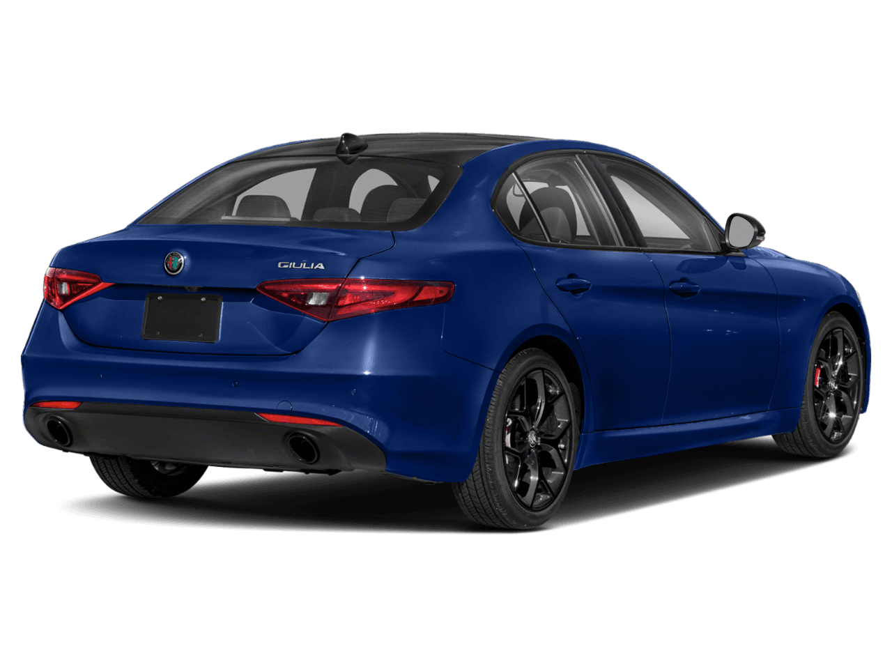 2020 Alfa Romeo Giulia Ti Sport - Rear 3/4, facing to the right