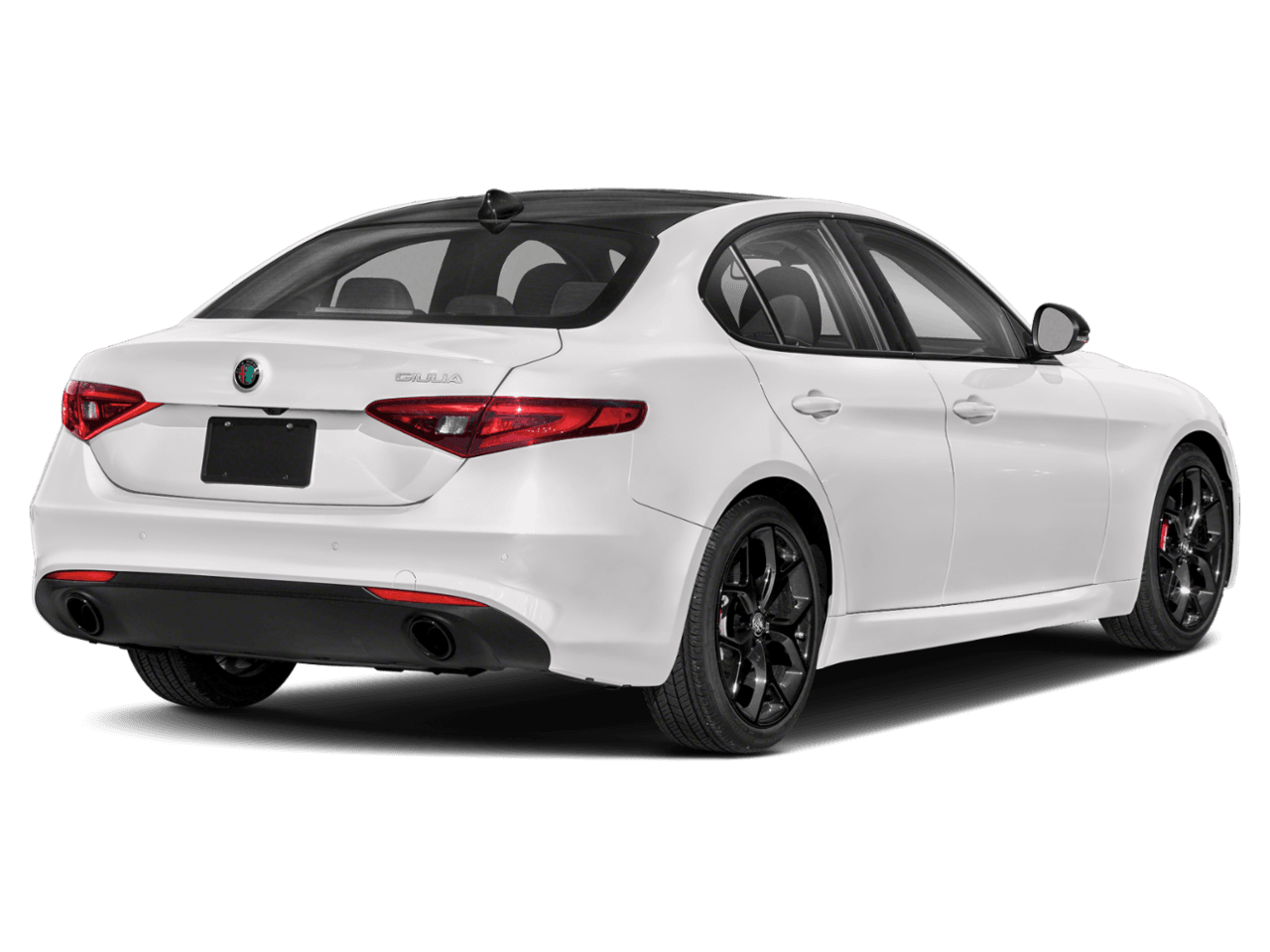 2020 Alfa Romeo Giulia Ti Sport - Rear 3/4, facing to the right