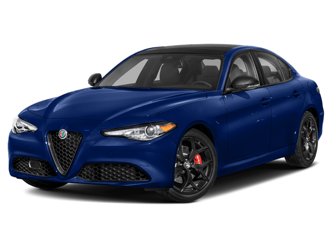 2020 Alfa Romeo Giulia Ti Sport Carbon - Front 3/4, facing to the left