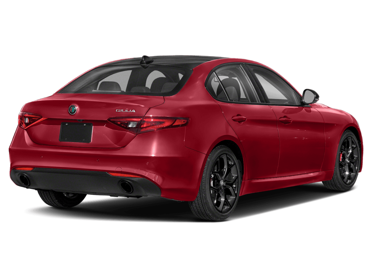 2020 Alfa Romeo Giulia Ti Sport Carbon - Rear 3/4, facing to the right