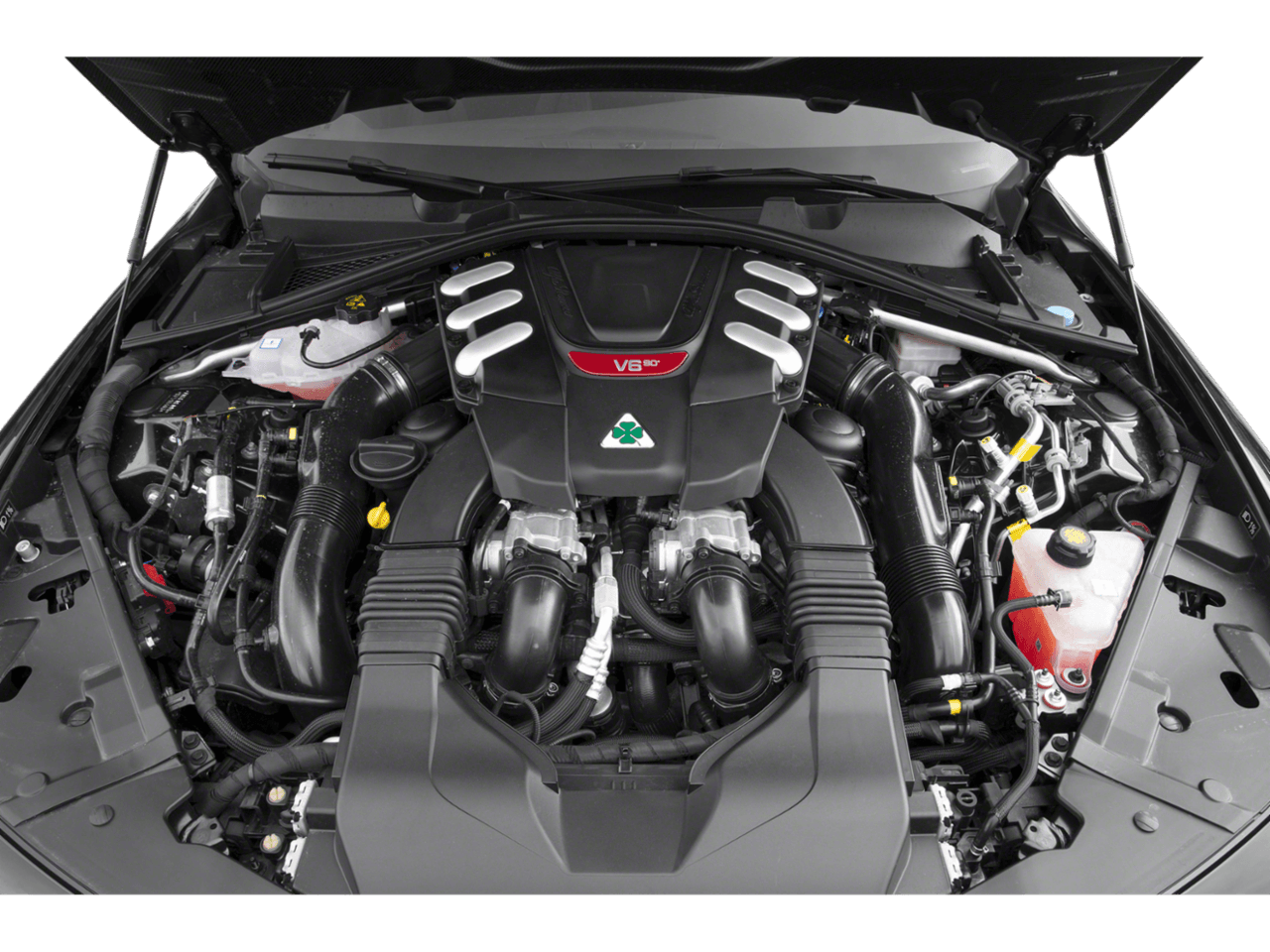 2020 Alfa Romeo Giulia Quadrifoglio - Interior Engine Shot Feature