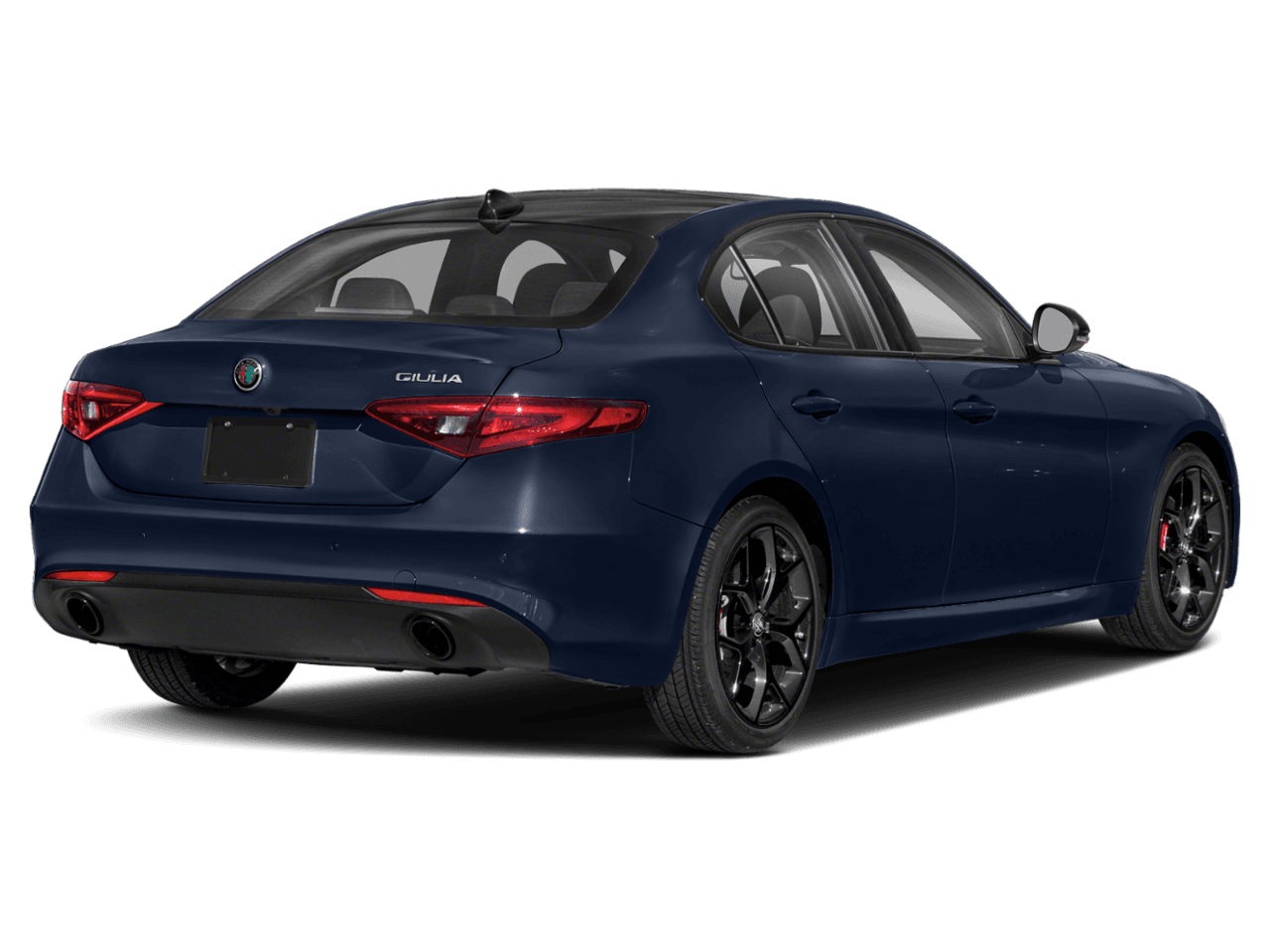 2020 Alfa Romeo Giulia  - Rear 3/4, facing to the right