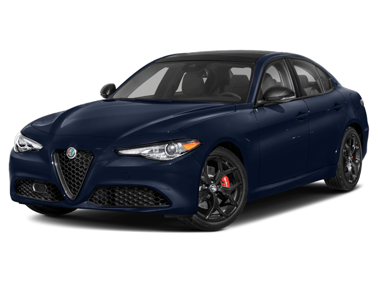 2020 Alfa Romeo Giulia Ti - Front 3/4, facing to the left