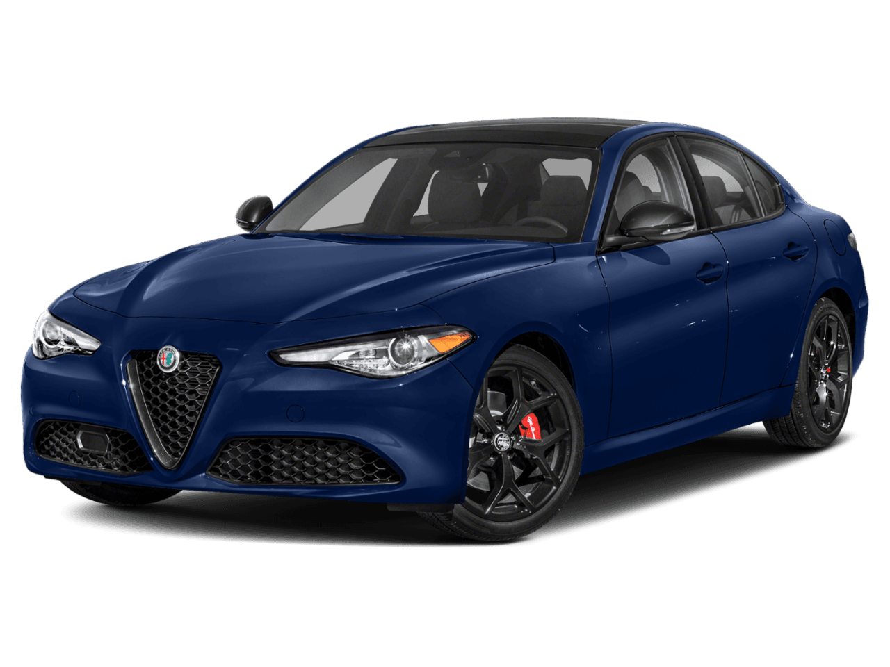 2020 Alfa Romeo Giulia Ti - Front 3/4, facing to the left