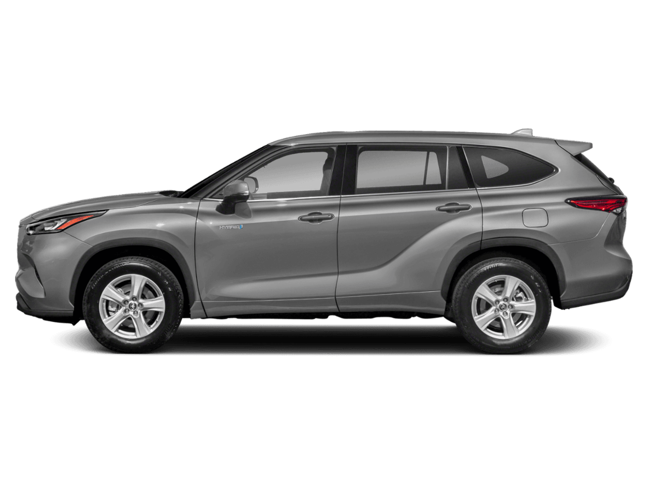 2020 Toyota Highlander Hybrid LE - Profile, facing to the left