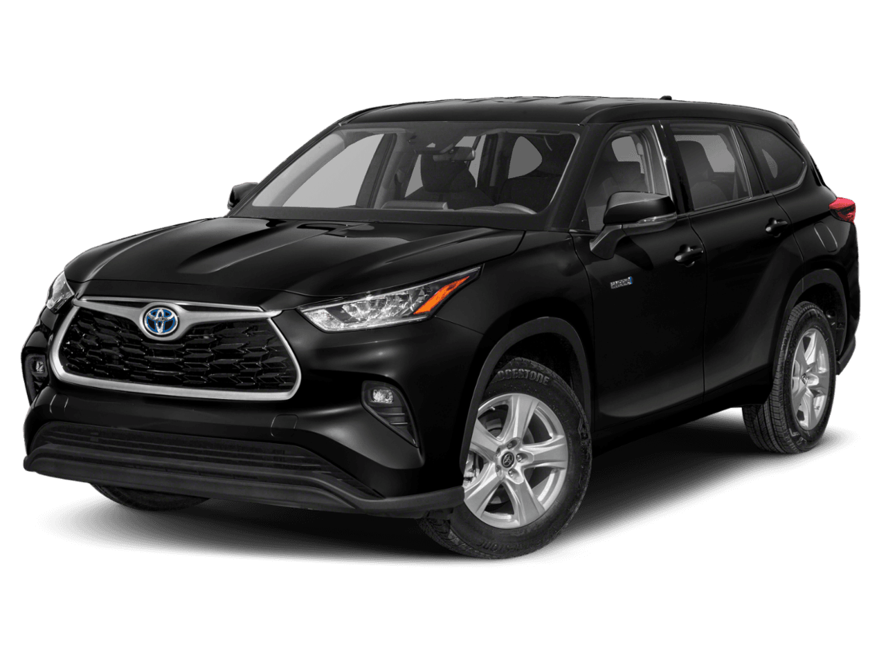 2020 Toyota Highlander Hybrid XLE - Front 3/4, facing to the left