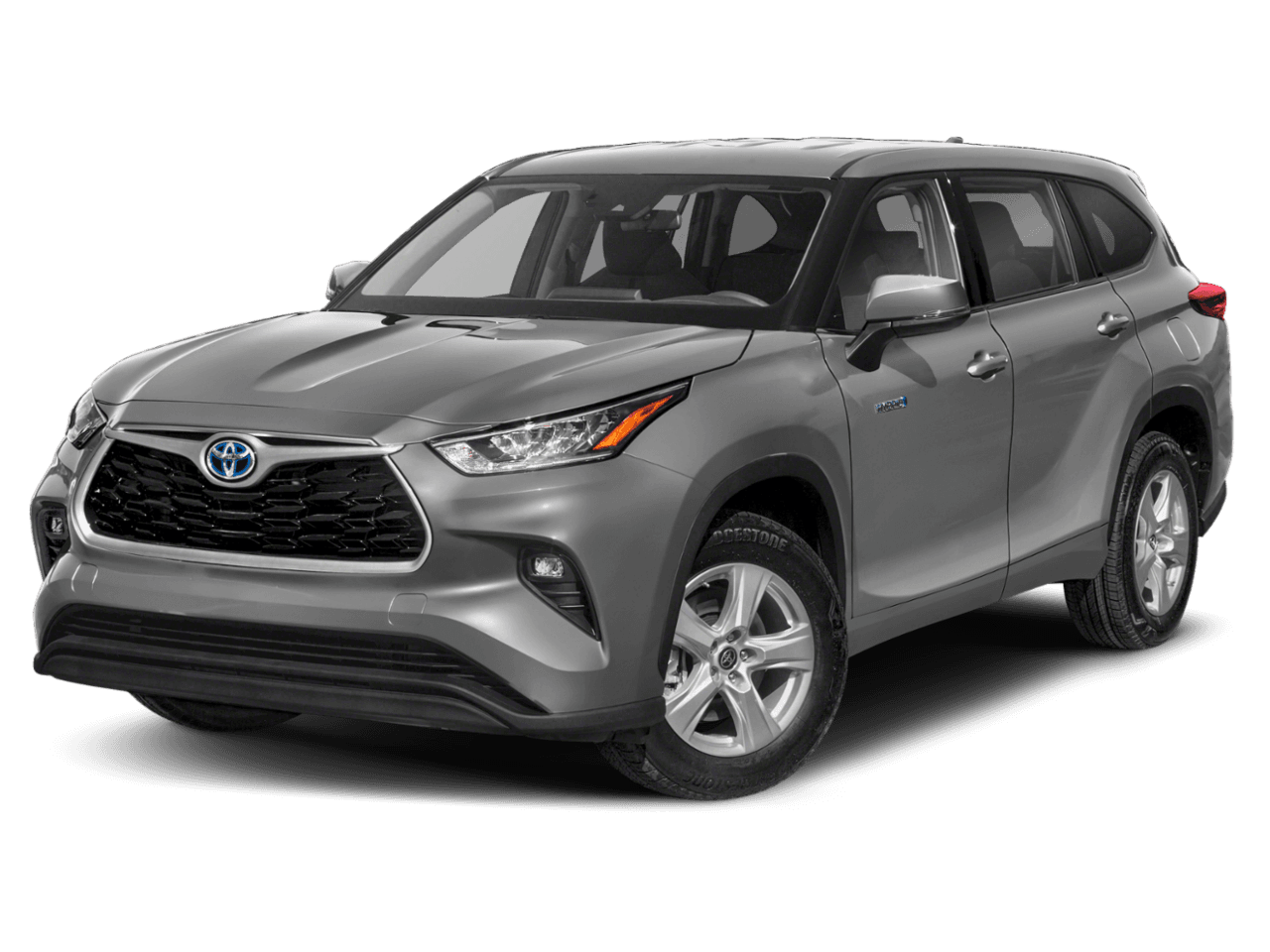 2020 Toyota Highlander Hybrid XLE - Front 3/4, facing to the left