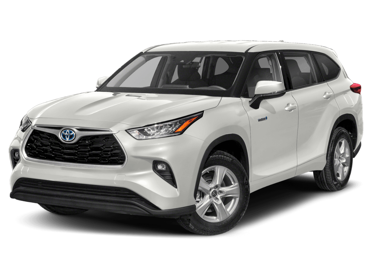 2020 Toyota Highlander Hybrid XLE - Front 3/4, facing to the left