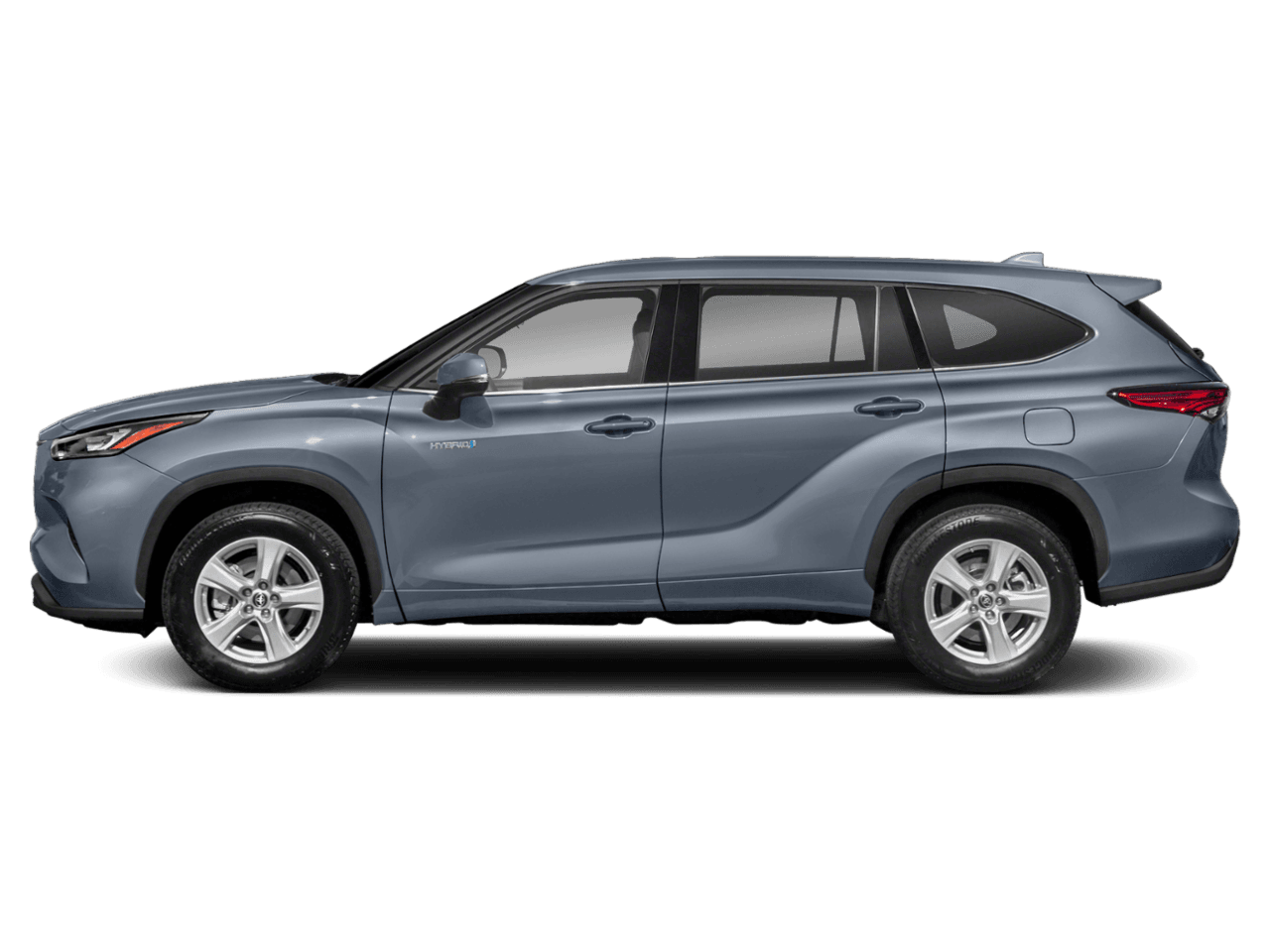 2020 Toyota Highlander Hybrid XLE - Profile, facing to the left