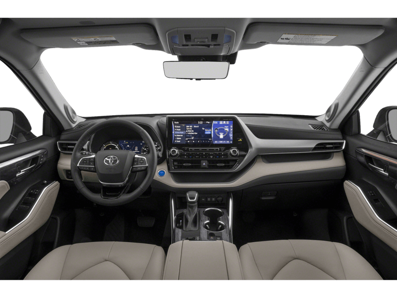 2020 Toyota Highlander Hybrid Platinum - Interior Full Dash Basic