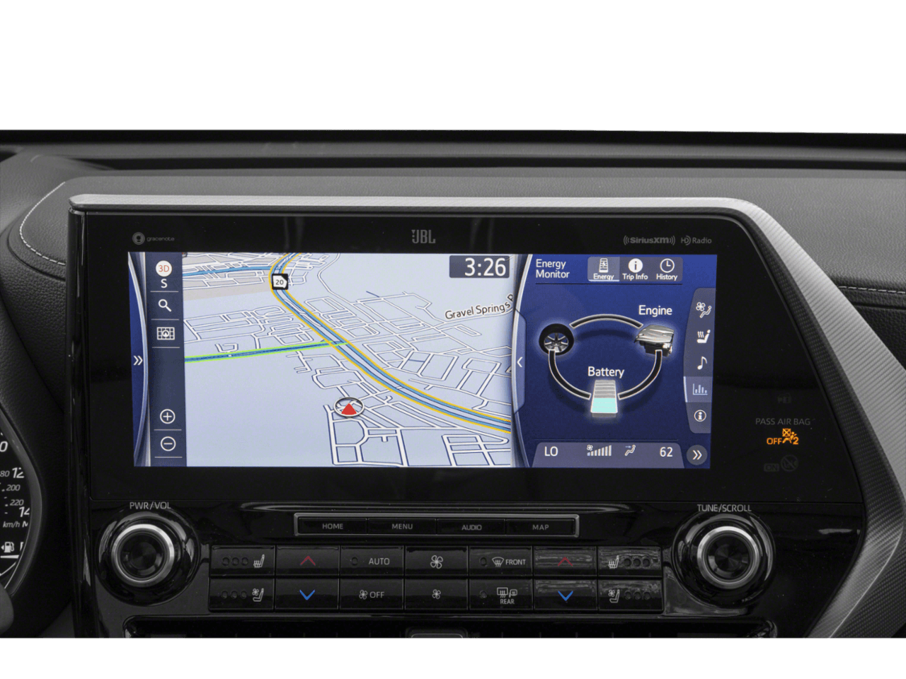 2020 Toyota Highlander Hybrid Platinum - Interior Navigation System