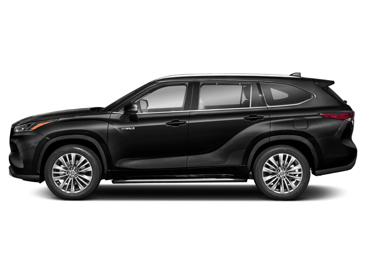 2020 Toyota Highlander Hybrid Platinum - Profile, facing to the left