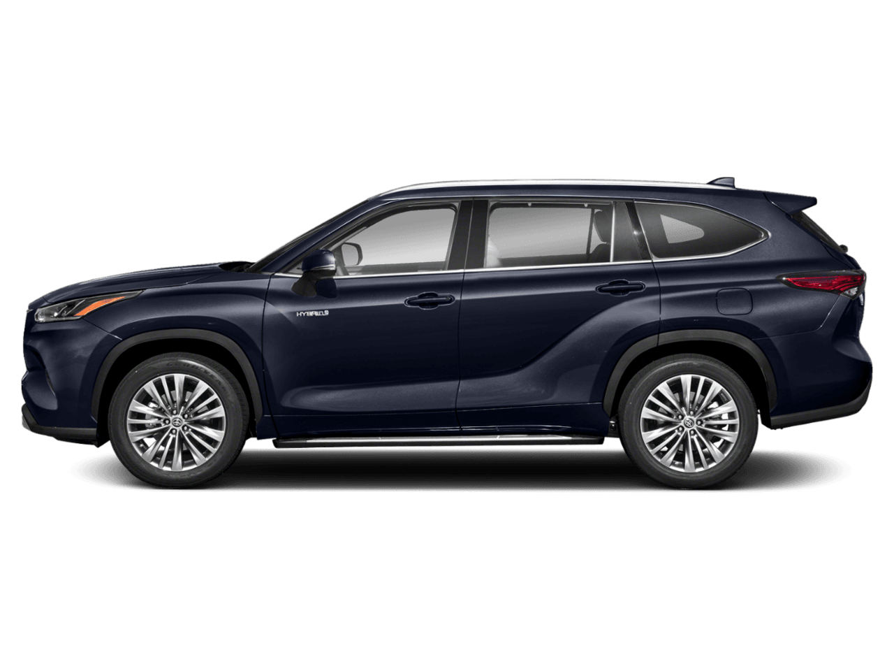 2020 Toyota Highlander Hybrid Platinum - Profile, facing to the left