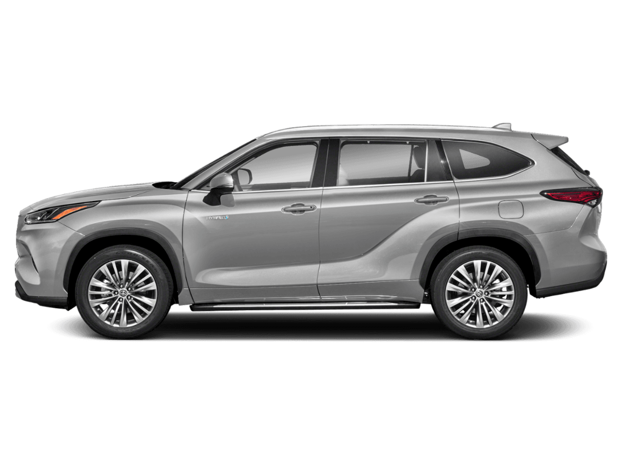 2020 Toyota Highlander Hybrid Platinum - Profile, facing to the left