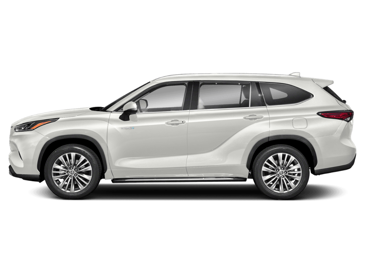 2020 Toyota Highlander Hybrid Platinum - Profile, facing to the left