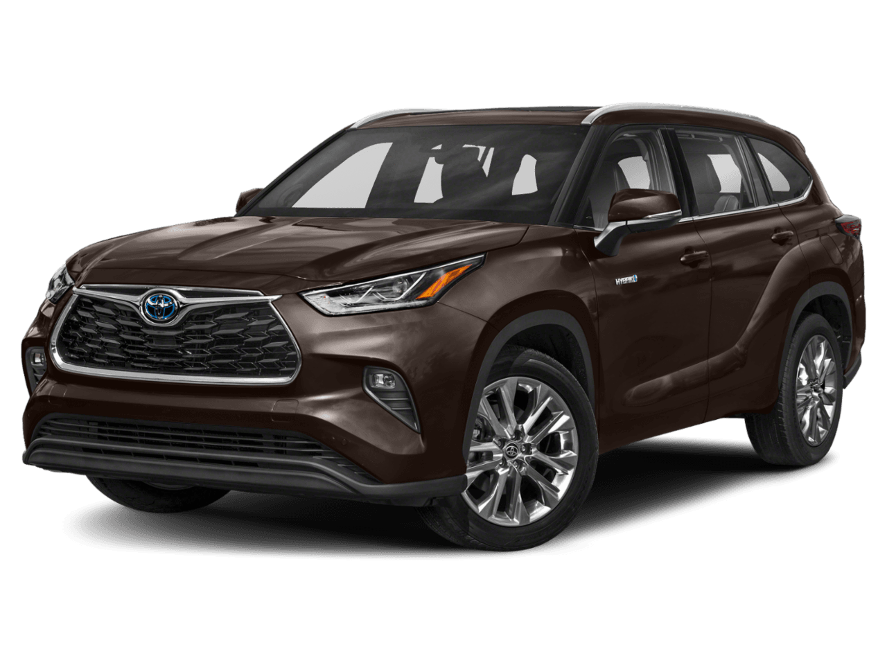 2020 Toyota Highlander Hybrid Limited - Front 3/4, facing to the left