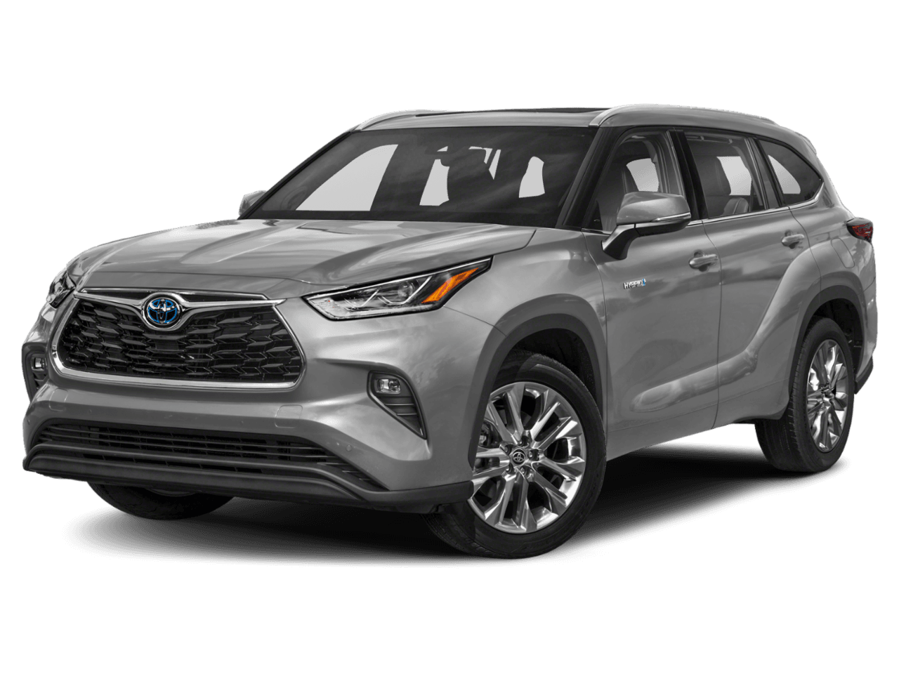 2020 Toyota Highlander Hybrid Limited - Front 3/4, facing to the left