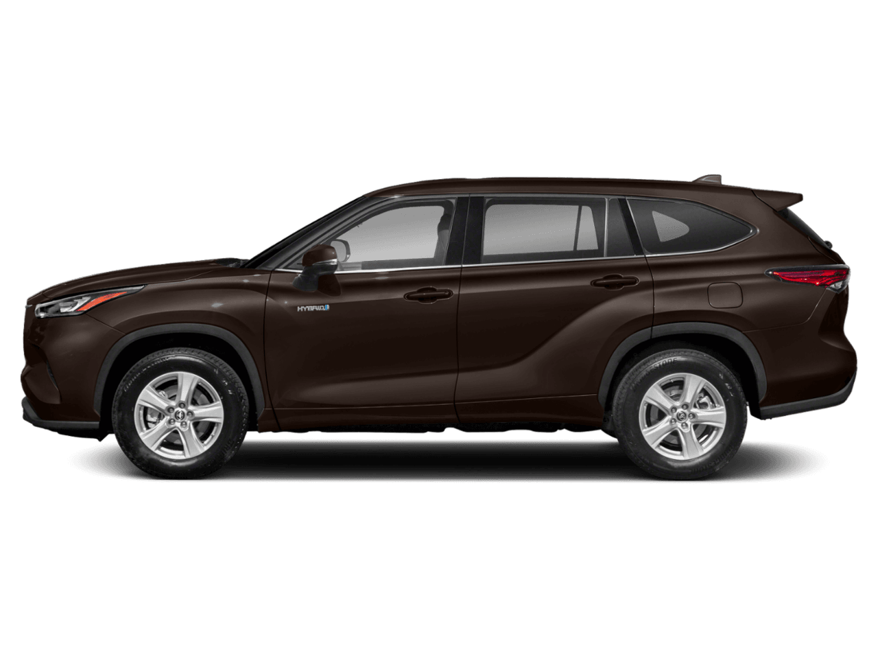 2020 Toyota Highlander Hybrid XLE - Profile, facing to the left
