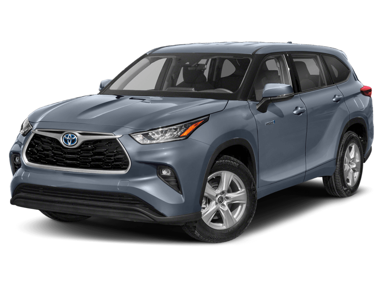 2020 Toyota Highlander Hybrid LE - Front 3/4, facing to the left