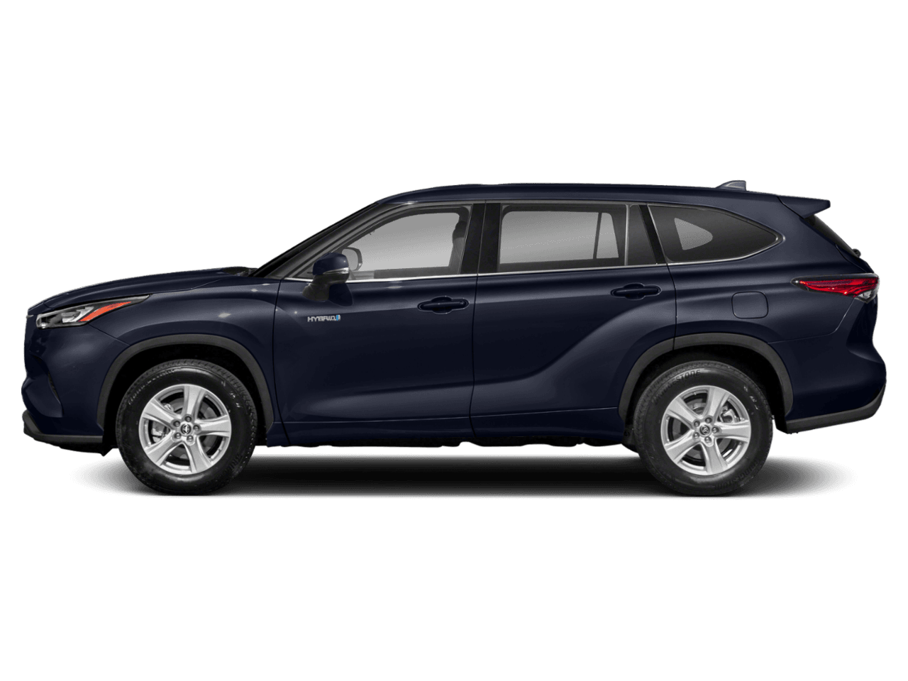 2020 Toyota Highlander Hybrid LE - Profile, facing to the left