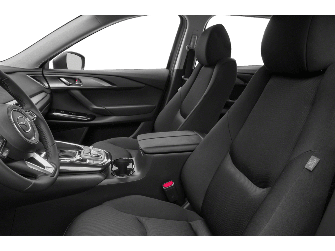 2020 Mazda CX-9 Grand Touring - Interior Driver's Side with Door Open, Front Seat Feature